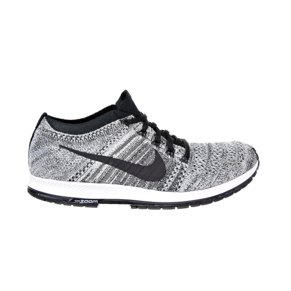 Nike Flyknit Streak Black/Black Wolf Grey White 835994-003 Men\'s Shoes Size 14